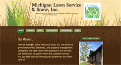 Desktop Screenshot of michiganlawnservice.com